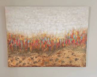 One of many oil paintings throughtout the home