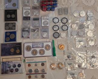 This is a small portion of the Coin collection
