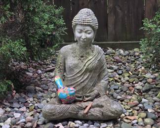 Concrete Buddha statue