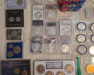 This is a small portion of the Coin collection
