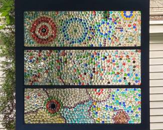 Glass bead art work