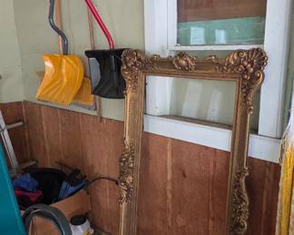 Shovels & Large Ornate Frame