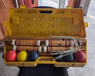 Vintage Croquet Set