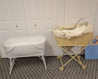 Vintage baby crib - Vintage baby stroller