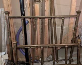 Brass headboard