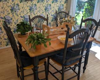 Dining room table and chairs
