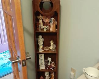 Small book shelf with Angel collection