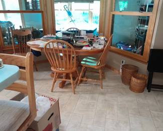 Kitchen table with four chairs