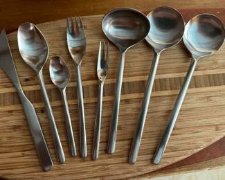 Rosenthal Rostfrei Germany 60+ pieces MCM flatware