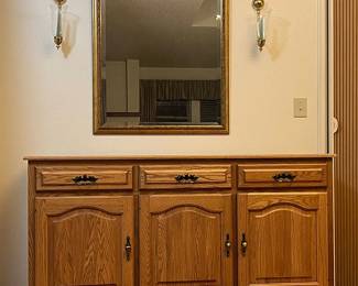 Oak buffet
