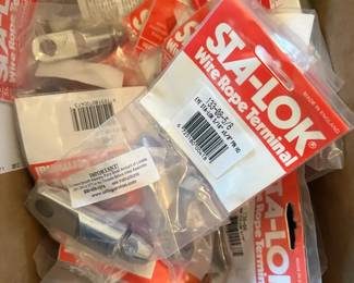New In Package StaLok Wire Rope Rigging Terminals.