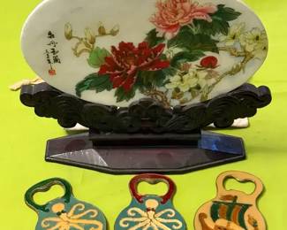 Chinese Marble Plaque Other Items