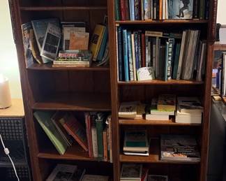 Vintage Book Shelf 60.75 H x 41.75 L x 14.5 W