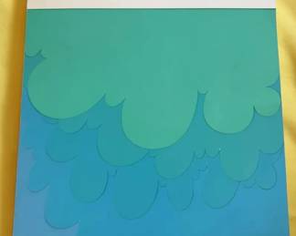 1986 Collectible Murrs Wolken Silkscreen Calendar