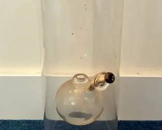 Hand Blown Wolfard Oil Lamp