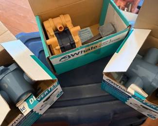 Whale Gusher Galley Foot Pump 2 New Diverted Valves