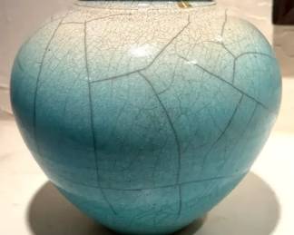 Stephen Baxter Raku Vase