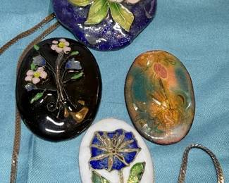 Enameled Medallions For Jewelry Making