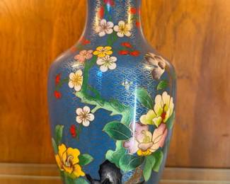Vintage Chinese Cloisonne Vase