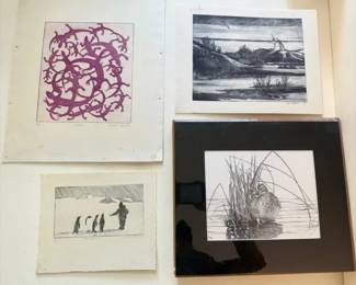 Original Etchings Litho Print Sheldon, Montgomery Billman