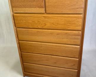 Oak Chest Of Drawers 7 Drawers