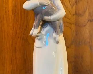 Lladro Girl with Lamb