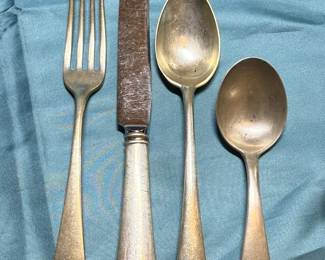 Georg Jensen Sterling Childs Flatware Set