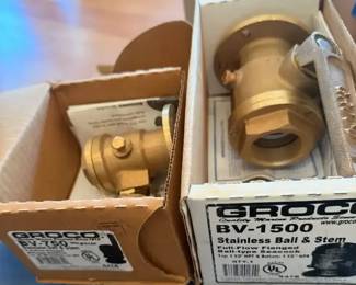 Groco Stainless Ball Stem BV750 BV 1500