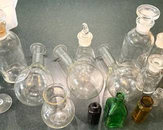 Vintage Bottles Pyrex Medicine