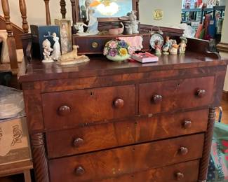 Antique American Empire/ Late Federal Chest of Drawers