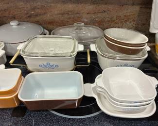 Vintage Pyrex and Corningware