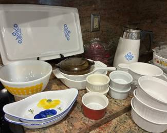 Vintage Pyrex and Corningware