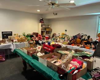 Huge selection of craft items and holiday decor