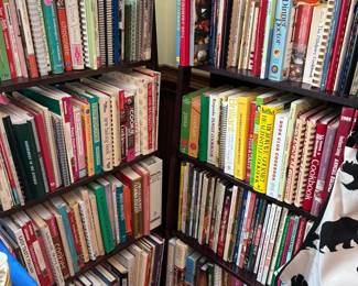 Large selection of cookbooks