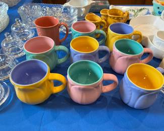 Hallmark petal mugs
