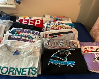 Vintage t-shirts- Hornets, Panthers, and more