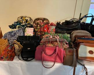 Handbags including Vera Bradley and Dooney and Bourke