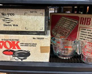 Electric Woks and other kitchenware