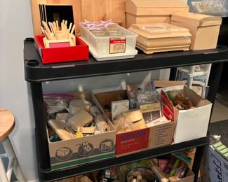 Wooden crafting supplies