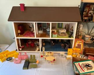 Dollhouse and furniture