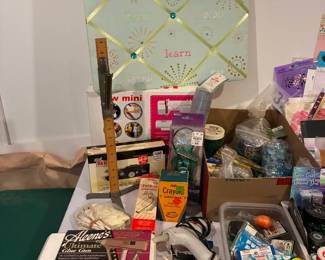 Glue guns and other crafting tools