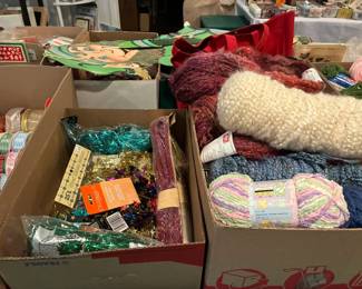 Yarn and trims