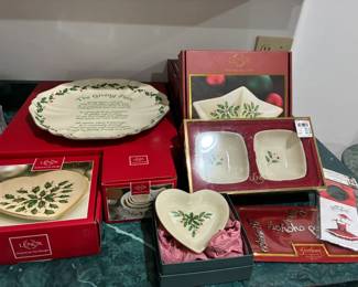 Lenox Christmas china