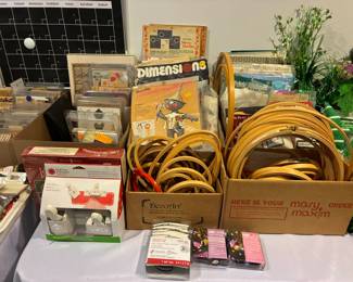 Needle crafting kits, patterns, and supplies
