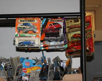 Match Box cars and trucks