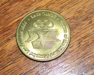 Judo LA Olympics Bus Token