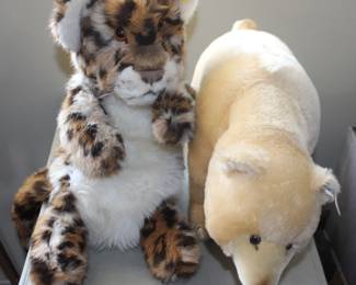 Steiff Snow Leopard Cub, Steiff Polar Bear