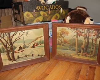 Scenic Art in Frames OIls