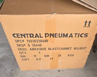 Abrasive Blast Cabinet 