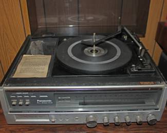 Panasonic Turn Table Cassette Player